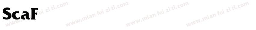 ScaFrizQuadrata Bold字体转换